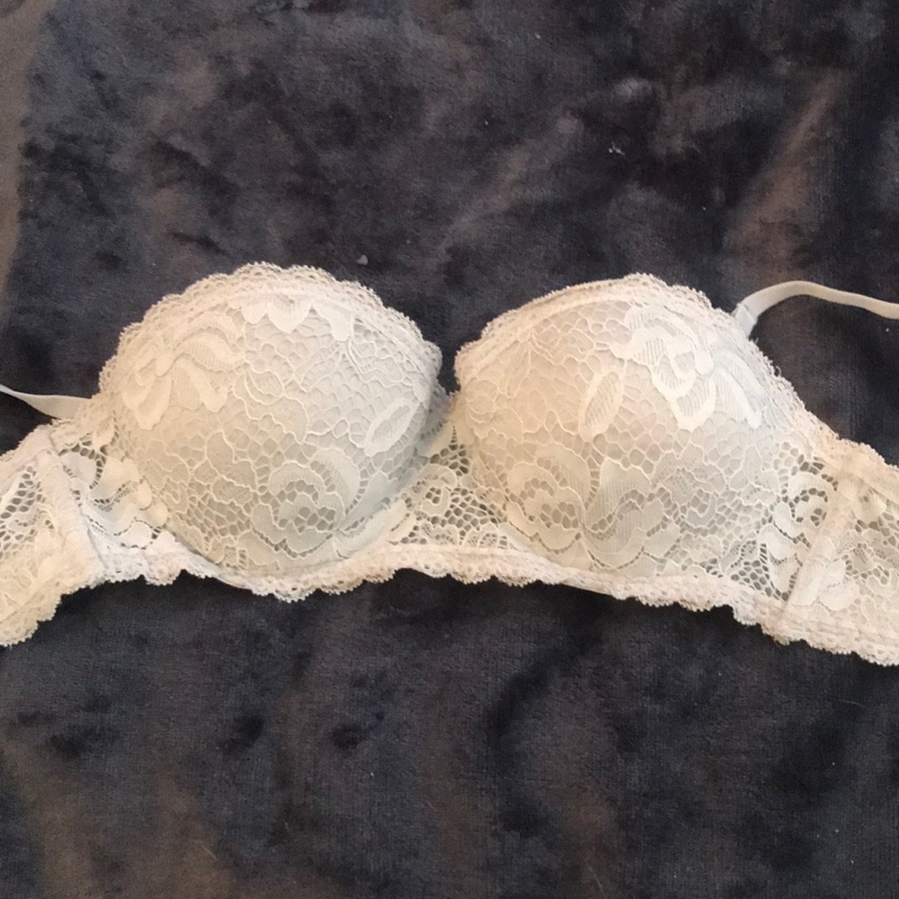 Light gray bra